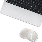 MP04 - Jel Mouse Ve Klavye Bilek Destek Pedi | Yumuşak, Ergonomik, El Bileği Dinlendirme Pedi (Fare Bilek Desteği, Şeffaf)