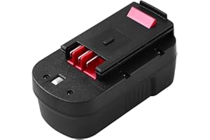 FUNMALL 18V 3,0Ah NI-MH Batería A1718 para Black and Decker 18V Batería 3.0Ah NI-MH de Reemplazo A1718 A18NH HPB18 HPB18-OPE A18 FS180BX FS18BX FS18FL FSB18 244760-00