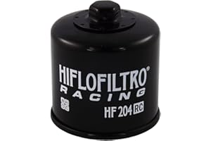 Hiflofiltro HF204RC-2 Black Premium Oil Filter, 2 Pack, Set of 2