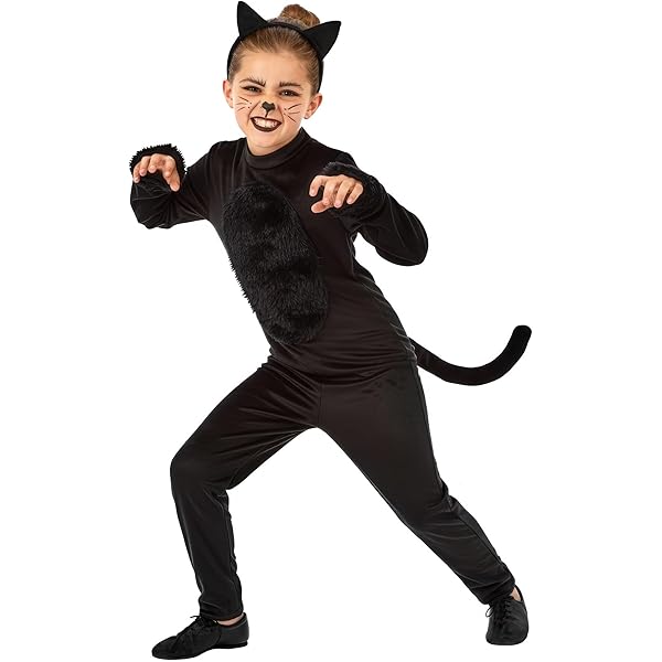 SMIFFYS Costume Da Gatto Per Bambini, Arancione, Con Tuta E - Foto 10