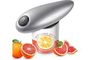 AUIFFER Hilft ältere Menschen Arthritis-Patienten und Köche Automatischer Dosenöffner Elektrisch One-Touch-Öffner, Flach und Leichtgängig für alle Größen von runden Blechdosen