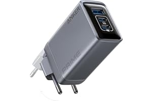 Anker Prime Ladegerät, 100W USB-C Ladegerät, 3 Port GaN faltbares und kompaktes Anker Wandladegerät, für MacBook, iPad, iPhone Modelle iPhone 17/16/15 Series, Galaxy S24/S23 und mehr