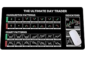 DESIGNFULLPRINT Stock Market Day Trader prezent kryptowaluta prezent inwestor prezent podkładka pod mysz duża podkładka do gier pod mysz i klawiaturę podkładka pod mysz QDH