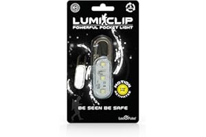 ECHO THREE Mini Torch / Flashing Light Clip for Running, Walking, Cycling, Jogging - Hi Vis Accessories for Runners, Walkers, Cyclists, Dogs & Children - Lumi Clip