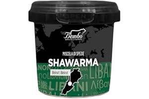 BEMBO QUALITÀ D'AUTORE Shawarma Bembo 60 g – Confezione Anti Spreco - Per Marinare Carne di Manzo, Pollo e Pecora o Agnello – La Regina del Kebab