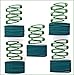 SCHOOL HAIR ACCESSORY BUNDLE: 80 PIECE BULK PACK of Green School Hair Accessories For Girls. Includes 30 Snap Hair Clips and 50 No-Pull Elastic Hair Bands. Save Over 60% On High Street Prices. Available In Different Colours.