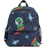 Astronaut Dinosaur Kids Backpack With Chest Clip – Toddler School Bag For Preschool, Travel, Boys & Girls - View #11