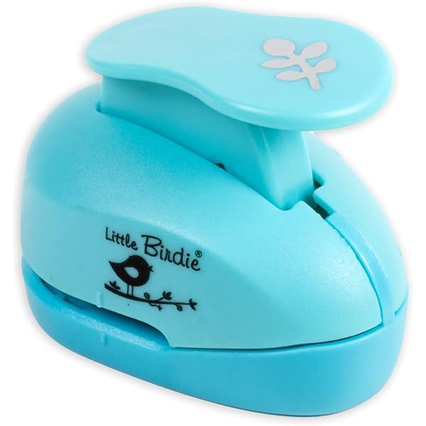 Bira Craft 3/8 Inch Butterfly Shape Paper Punch - Lever Action Craft Tool For Scrapbooking