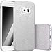 Produktbild FINOO | Samsung Galaxy S6 Rundum 3 in 1 Glitzer Bling Bling Handy-Hülle | Silikon Schutz-hülle + Glitzer + PP Hülle | Weicher TPU Bumper Case Cover | Silber