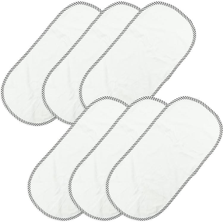 Lot De 3 Coussins Imperméables Pour Bébé - Protège-matelas Lavable 30x60 Cm - Tissu Bambou Doux + Dos TPU