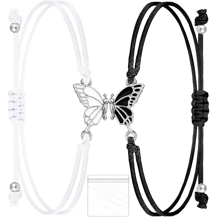 Bracelets Assortis, Bracelet Papillon,BEPSYOM Bracelet Pour