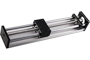 BEVDICNC Effektiver Federweg Duale optische Achsenführung 100mm SFU1204 Länge Kugelumlaufspindel Linearführung Gleitschiene für die Automatisierungsindustrie