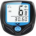 Bike Speedometer Wireless, Waterproof Bike Computer and Bicycle Odometer Multi-Function LCD Backlight Display