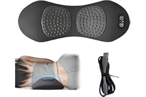 NPLSEO Back Massager, Theraback Deep Tissue Massager for Waist, 3-in-1 Electric Sciatica Massager with Traction Lifting, Heating Neck Back Massager, Back & Neck and Shoulder Massager (Black)