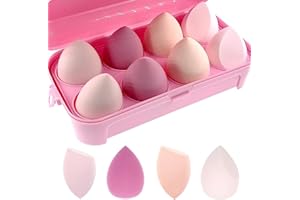 ZHIYE Makeup Sponge, Beauty Makeup Blending Sponge Puff Blender Foundation Sponge Concealer Sponges Applicator Sponges 8 Pcs