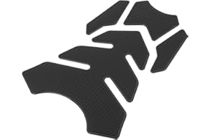 F FIERCE CYCLE Tankpad Tankschutz für Motorräder，3D PVC Rubber Pad Aufkleber Schützt den Tank ，Passend für alle gängigen Motorradtanks - Motifpad Schwarz