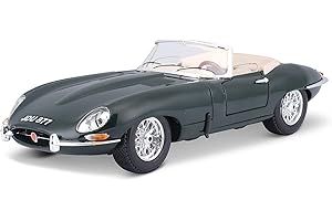 Bburago Jaguar E-Type Cabriolet verde 1/18 18-12046G, color (18-12046) , color/modelo surtido