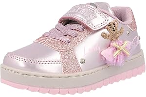 Lelli Kelly Scarpa Rosa Mille Stelle Dance Orsetto tutù Intercambiabile LKAA5210 con Jingle e luci