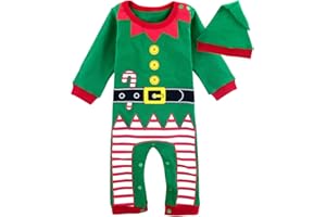 MOMBEBE COSLAND Barboteuse Bébé Garçons Noël Tenue 3-18 Mois