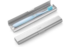 Oralphi Aluminium Toothbrush Case, silver, 1 piece