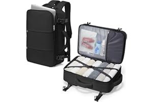 SZLX Torba Kabinowa Ryanair 40x20x25 na Bagaż Podręczny z Kieszenią na Laptopa Plecak Podróżny dla Kobiet Plecak Podróżny Easyjet Bag 45x36x20 Plecak Damski Miejski Wodoodporny Plecak Samolotowy