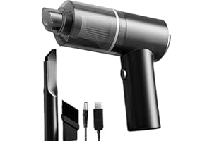 SOVTAY Itutn Wireless Handheld Car Vacuum Cleaner, Itutn Car Vacuum, Zetba Car Vacuum, Bee Flower Vacuum, Super Suction Portable Mini Vacuum for Car (Black)