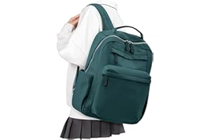 BOXSAM Schulrucksack Damen, Leichter Rucksack 14 Zoll Laptop Reiserucksack, Causal Travel Schultaschen für Mädchen Jungen Teenager, Bookbag College Boys Men Work Daypack