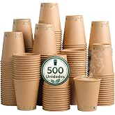 GreenFyA Disposable Kraft Paper Coffee Cups - Heavy Duty Disposable Coffee Cups for Hot and Cold Drinks, On-The-Go Coffee Cup