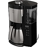 Melitta Cafetera con filtro Look V Timer 1025-18 con jarra térmica y función de temporizador, 1080, depósito de agua extraíbl