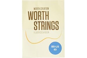 Worth Strings, Low-G Ukulelen-Saiten, Brown Fluoro-Carbon, für Tenor-Ukulele, Heavy (0.0224-0.0291-0.0319-0.0358)