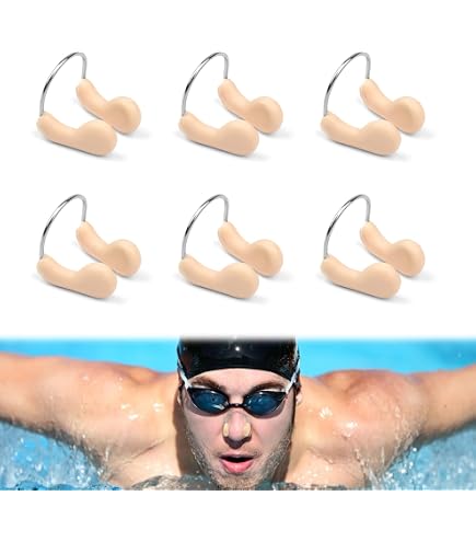 Silikon Nasenclip Mit Seil – Zum Schwimmen, Für  Produktbild-Vorschau 3