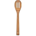 Fackelmann Bamboo Slotted Spoon, 30x6 Cm | Ideal for Non-Stick Cookware | Use it for Cooking, Stirring or Mixing | Strong, Lightweight & Durable