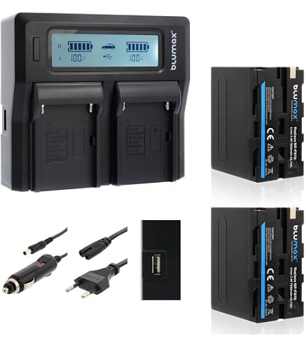 Batterie Sony NP-F990 Baxxtar Pro 10400mAh | Pour Caméras & Éclairages Video | LG Cells