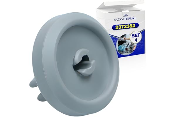 4 stycken diskmedel för nedre korg Ø 34 mm med originalkod 02372352 2372352 för Miele - 10 års garanti - MONTERAL