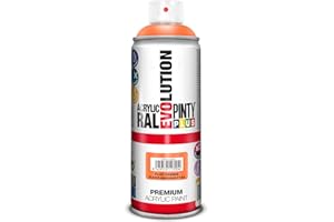 PINTURA EN SPRAY PINTYPLUS EVOLUTION 520CC FLUOR.NARANJA F143