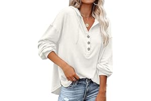 WINKEEY Felpa con Cappuccio da Donna Primavera Autunno Giacca a Maniche Lunghe