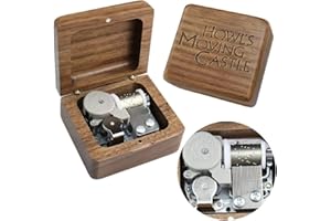 SINZYO Caja de música Howl's moving Castle-Merry Go Round of Life con mecanismo de madera tallada