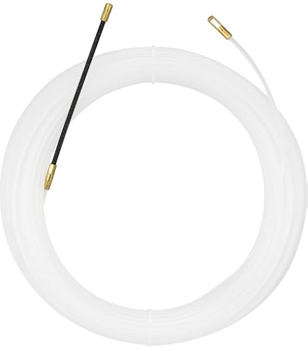 REV Ritter Spirale Cavi 2,5 M | Tubo Flessibile 25 Mm | Con Fascette E Basi Adesive