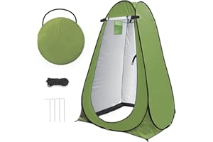 Riggoo - Tenda da doccia pop up, per la privacy, per il bagno, per il magazzino, per esterni, per il campeggio e la spiaggia, con borsa per il trasporto (UV 40+)