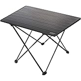 HAEGS Full Al&uuml;minyum Katlanır Kamp Masası, Piknik, BBQ, Balık&ccedil;ılık, Doğa Aktiviteleri, Plaj i&ccedil;in Kolay Taşınabilir Kompakt Ou