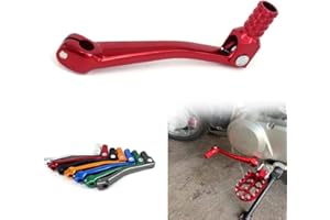 USTPO Motorrad Schalthebel Schalthebel Pedal Aluminium passend für CRF 50 70 XR50 TTR50 110CC 125CC 140CC 150CC SSR Tao Tao Lifan Xmotor Apollo Coolster Dirt Pit Bike ATV – Rot