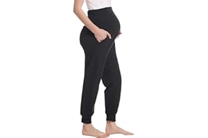 JOYARIA Damen Umstandshose Jogginghose Lang Schwangerschaft Warm Schlafanzug/Pyjama/Yoga Hose