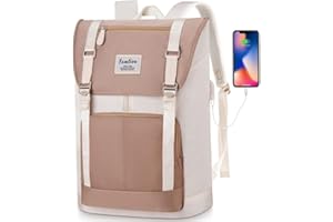 YAMTION Plecak na Laptopa Damski,Plecak Szkolny Dziewczęcy,Plecak z Przegrodą na Laptopa 17 Cali na Studia Uniwersyteckie