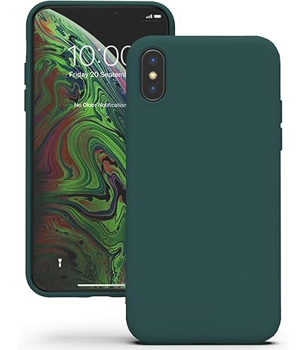 Lensun Beschermhoesje voor iPhone XS, iPhone X, echt leer, RFID-blokkering, stootvast, boek met portemonnee, magneetsluiting, flipcase, leren hoes voor iPhone 10, zwart