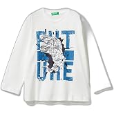 United Colors Of Benetton Erkek &Ccedil;ocuk Baskılı Relaxed Fit Uzun Kollu T-Shirt