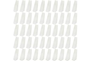 SZCXDKJ 50 szt. gąbek do zdobienia paznokci, wielokrotnego użytku, gąbka do makijażu, kliny kosmetyczne, trójkątne gąbki do makijażu, narzędzie kosmetyczne