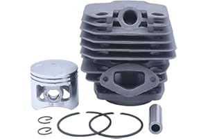 Gubeter Kit pistone Cilindro 43 mm, per motoseghe Cinesi 4500 45 CC, Timbertech, Silverline, Taurus Zenoah Komatsu e Molti Altri Modelli, /