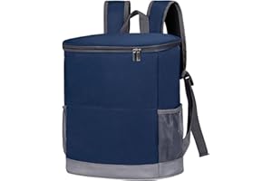 XTBFOOJ Large Capacity Backpack Insulation Bag Outdoor Insulation Cooler Bag Leakproof Camping Beach Hiking Fishing Lunch Picnic Kayak Cooler Bag 1pc