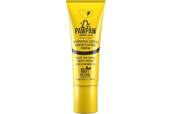 Dr PAWPAW Original Balm for Lips, Skin, Hair, Nails and Cuticles, 10ml (Single, Clear)