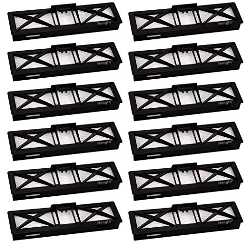 honfa para Neato robtic vacío Accesorios Filtro, 12 paquetes filtros para Neato Botvac D80 D75 D85 modelo Robot.